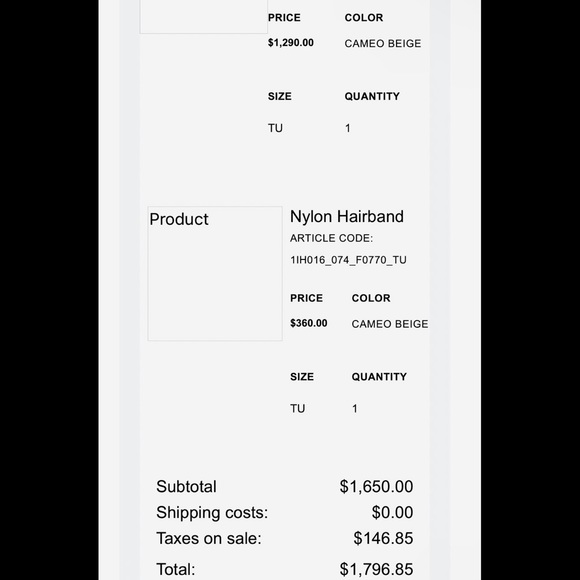 Authentic Prada Nylon Re-Edition 2000 Shoulder Bag with matching headband - Picture 16 of 16